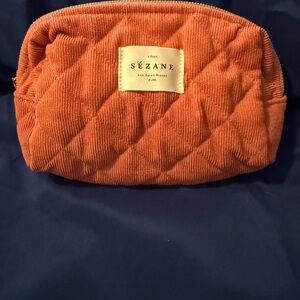 Sézane Ochre Orange Corduroy Quilted Corduroy